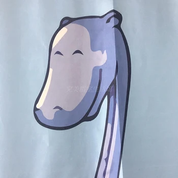 Animacinių filmų Nessie terylene Geriausia dovana Niekada nenustoti Svajoti Dušo Užuolaidos 180*180cm