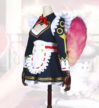 Anime Arena Valor: 5v5 Arenoje Žaidimas cosplay Daji merginos Helovinas šalis Kavinė Tarnaitė saldus Lolita sexy cosplay kostiumų Ne uodega, ausys