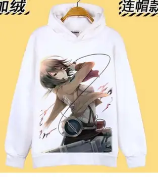 Anime Ataka Titan Cosplay Apsiaustu Shingeki no Kyojin laisvės sparnai hoodie kailis puloveris hoodie