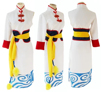Anime GINTAMA Kagura cosplay kostiumas helovinas kostiumai moterims Kagura Gintama Mandarinų cosplay suknelė