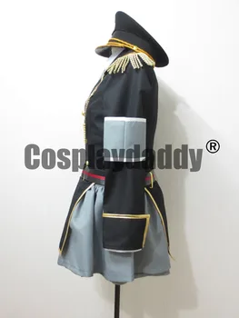 Anime K Projekto Neko Šaukštas Karinės Uniformos Kostiumas Suknelė Cosplay Kostiumas