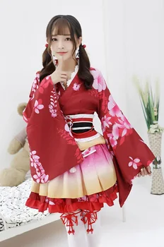 Anime Lovelive! Honoka Kousaka Maki Nishikino Aktyvus SR Nauja kortelė Vasaros Festivalis Awakening Japonijos Kimono Chalatas Cosplay Kostiumas