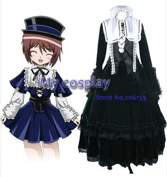 Anime Rozen Maiden Cosplay - Moterų cosplay Šalis suknelė, Kostiumas Helovinas Juoda Elegantiška Suknelės Moterims Cosplay