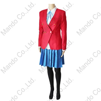 Anime Toradora! TIGRAS, DRAKONAS Aisaka Taiga mokyklos vienodos Cosplay Kostiumai, moterims mergina dress + sijonas + kaklaraištis, kostiumas Helovinas