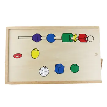 Anksti Švietimo Mediniai Montessori Švietimo Žaislas Zawalcowany Žaidimas Montessori Brinquedo Educativo Mokymosi Žaislai Vaikams C644Z