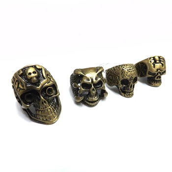 Antikvariniai Bronzos Kaukolė Žiedai Sumaišyti Dizaino, 50pcs/daug Cool Punk vyriški Papuošalai