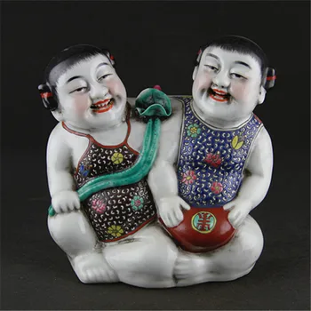 Antikvariniai Chinease QingDynasty porceliano statula,Pastelinių lėlės, skulptūra,Rankdarbiai,geriausia kolekcija ir puošmena,Nemokamas pristatymas