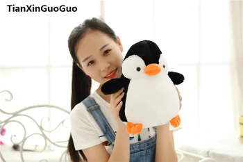 Apie 25cm mielas pingvinas, pliušinis žaislas, minkšti lėlė baby žaislas gimtadienio dovana s0602