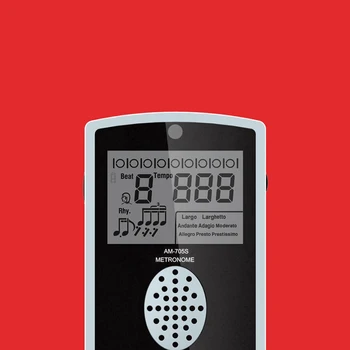 AROMATAS Įkrovimo LCD Elektroninių Metronome su Stovu garso Valdymas Nešiojamų Pianinu, Smuiku, Gitara, Būgnai, Taikomų Metronome