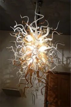 Art skirtas Rankų darbo Pūsto Murano Stiklo Kabo LED Lemputės Villa Dekoro Liustra