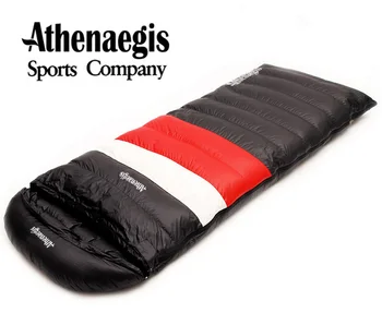 Athenaegis Ultralight žąsų žemyn 1200g/1500g/1800g/2000g pildymas gali spliced paketas, kvėpuojantis sustorėjimas miegmaišį
