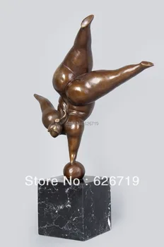 ATLIE BRONZOS Nouveau menas abstraktus žmogaus skulptūra figūrėlės karšto lietos Žalvario, Patalpų, namų Apdailos