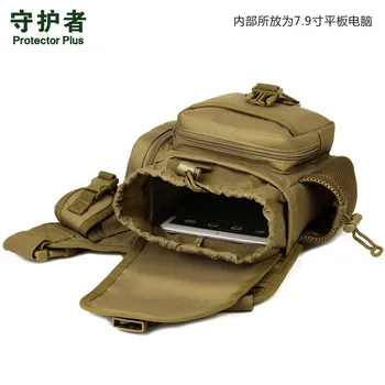 Atnaujinta versija Balno krepšiai nailono armijos vyrai ir moterys gerbėjai kelionės mažas įstrižas kryžius maišelį maskuojantis Juosmens pack vyriški krepšiai