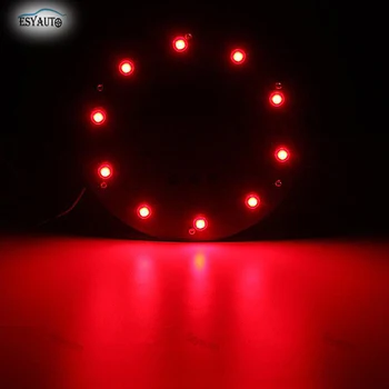Atsarginių Padangų LED Trečiasis Stabdžių Žibintas atsarginis Ratas Padengti Raudona Saugos perspėjimo Lemputė Jeep Wrangler JK Priedai, Dalys 2007-2017