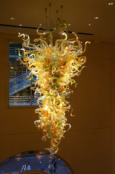 Aukso liustra Murano stiklas LED 