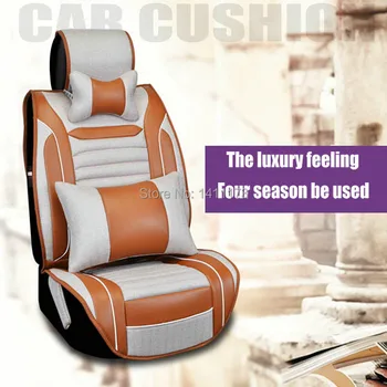 Aukštis kokybės patalynė ir PU universal 5 sėdimos vietos žiemos automobilių sėdynės / sėdynių užvalkalai /automobilių sėdynių atramos 11PCS/set bendrojo automobilį