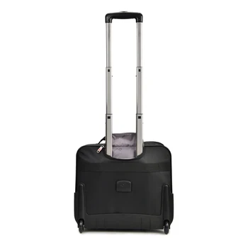 Aukštos kokybės 16inches oksfordo komercinės vežimėlio bagažo,juoda verslininkas vežti lagaminą,vandeniui šveicarijos kompiuterio bagažo