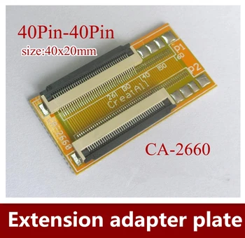 Aukštos Kokybės 20PCS 40PIN 0,5 mm FFC perjungimo mygtuką FFC FPC jungtis, skirta juostai soft line pratęsti adapteris valdyba