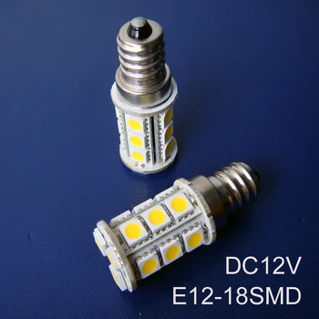 Aukštos kokybės 5050 DC12V 3.2 M E12 led lemputė,led e12 lemputes 12V E12 led lempos nemokamas pristatymas 20pcs/daug