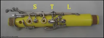 Aukštos kokybės Bb klarnetas Geltonos Spalvos, Geros medžiagos