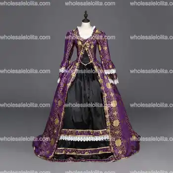 Aukštos Kokybės Gotikos Princesė Renesanso Kolonijinio Laikotarpio Suknelė Kamuolys Suknelė Reenactment Teatro Drabužių