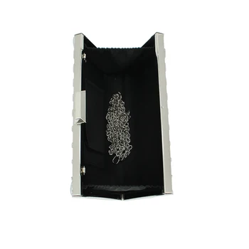 Aukštos kokybės naujas dizainas 2016 aukso ir juodos skiedra spalvų mados moterų maišelį vestuvių rankinėje (C746)
