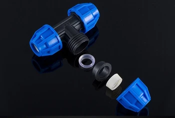 Aukštos kokybės PE vamzdžių įrengimas plastikiniai sumažinti tee 25mm