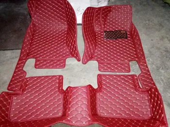 Aukštos kokybės! Pritaikyti specialių automobilių grindų kilimėliai Dešinę/Kairę Ranką Ratai Honda CR-V 2016-2007 patvarus koja kilimai,Nemokamas pristatymas