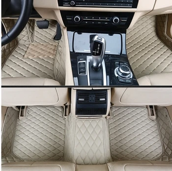 Aukštos kokybės! Pritaikyti specialių automobilių grindų kilimėliai Dešinę/Kairę Ranką Ratai Audi Q5 2016-2009 vandeniui koja kilimai,Nemokamas pristatymas