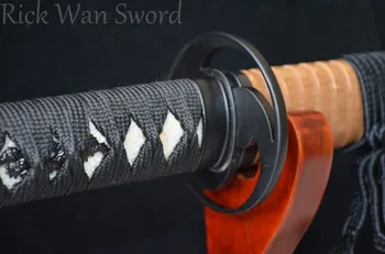 AUKŠTOS KOKYBĖS RANKŲ darbo Japonijos samurajų kardas katana 1060 anglies plieno full tang gali sumažinti bambuko medžio specialų individualų labai griežti
