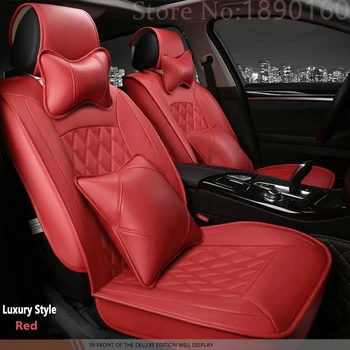 Aukštos Kokybės Specialus oda automobilių sėdynės padengti Chevrolet Visų modelių Cruze-2009 evo raudona/balta/juoda auto aksesuarai, optikos