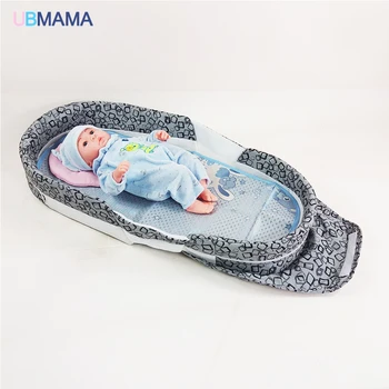 Aukštos kokybės Sulankstomas kelionių kūdikis lova Nešiojamų lova sustorėjimas kūdikio lopšys nešiojamų sofa-lova Audinys Puikus modelis kūdikio lovelę