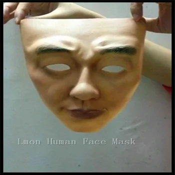 Aukščiausios Kokybės Ekologiškas Lateksas žmogaus Žmogui kaukė crossdress silikono moterų kaukė realus silikono Šalies Veido Kaukė sandėlyje