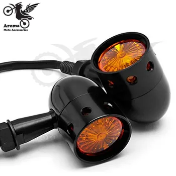 Aukščiausios kokybės harley Posūkio signalo lemputė harley davidson dalys, juoda motociklo Harley LED flashers Universalus Indikatorių Apšvietimas
