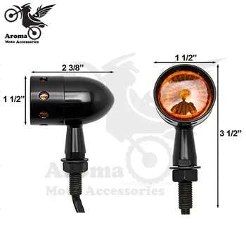 Aukščiausios kokybės harley Posūkio signalo lemputė harley davidson dalys, juoda motociklo Harley LED flashers Universalus Indikatorių Apšvietimas
