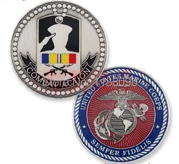 Aukščiausios Kokybės pasirinktinį karinių veiksmų karinėse monetos jūrų medaliai JAV Armijos Amatų Didmeninė užsakymą erelis monetų, medalių