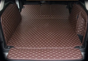 Aukščiausios kokybės! Pilnas komplektas automobilio bagažo skyriaus kilimėliai BMW X5 F15 5seats 2017-2013 patvarus linijinių krovinių įkrovos kilimai X5 Iki 2016 Nemokamas pristatymas
