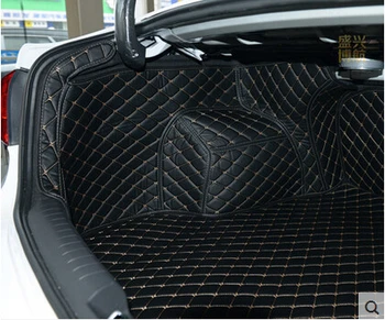 Aukščiausios kokybės! Specialių kamieno kilimėliai Hyundai Sonata 2013-2009 patvarus, atsparus vandeniui įkrovos kilimai linijinės už Sonata 2010,Nemokamas pristatymas