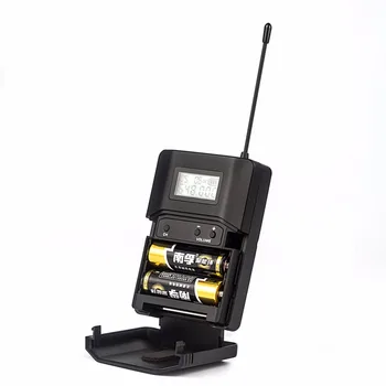 Aukščiausios Kokybės UHF Belaidžio gido sistema balso prietaiso mokymo siųstuvas ir imtuvas 15 Imtuvai, 1 Siųstuvas Su Mic