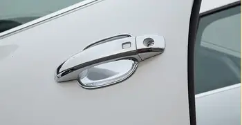 Auto chrome reikmenys,durų rankenos, dangtis ir durys dubenį apdaila AUDI Q5 2010,ABS chrome,nemokamas pristatymas