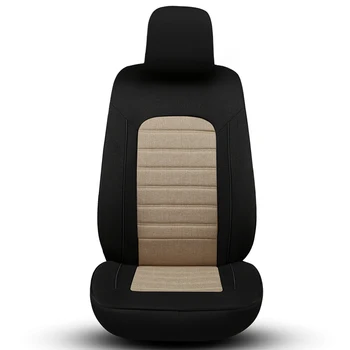 AutoDecorun 24PCS Pasirinktinis Tilptų Automobilių Sėdynių užvalkalai VW Volkswagen Atlas 2017 Priedai Linų Sėdynės Pagalvėlė Padengti Raštas