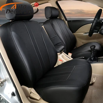 AutoDecorun tiksliai tinka sėdynių užvalkalai toyota FJ cruiser 2007 sėdynių užvalkalai priedai PU odos sėdynės pagalvėlė palaiko stilius