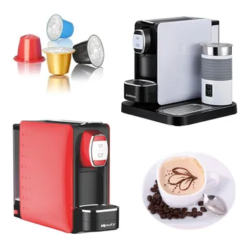 Automatinis espreso kavos aparatas mados kapsules, kavos virimo aparatas su pieno putų