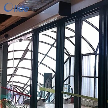 Automatinis stiklo durų atidarytuvas be tranmission geležinkelių ir padengti max stumdomų durų svoris 150 kg. per lapų