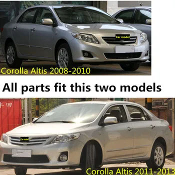 Automobilinio plastiko sparnas minkštas mudguard atvartu splash sparnų rėmo gaubtai 4pcs Toyota Corolla Altis 2008 2009 2010 2011 2012 2013