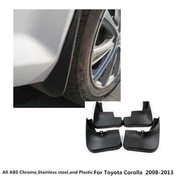 Automobilinio plastiko sparnas minkštas mudguard atvartu splash sparnų rėmo gaubtai 4pcs Toyota Corolla Altis 2008 2009 2010 2011 2012 2013