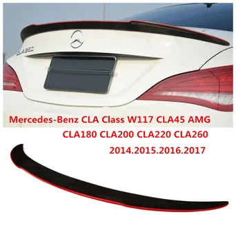 Automobilio Anglies Pluošto Spoileris Mercedes-Benz CLA Klasė W117 CLA45 AMG CLA180 200 220 CLA260 M+ FD Red Wing Spoileriai Priedai