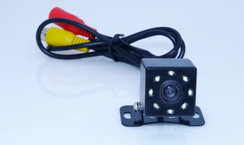 Automobilio Galiniai važiavimo atbuline eiga kamera, auto laidus su 8 led šviesos daugiau brigh +assist 