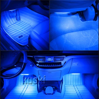 Automobilio LED Interjeras Su Nuotolinio Valdymo Toyota Corolla Avensis RAV4 Yaris Auris Hilux 