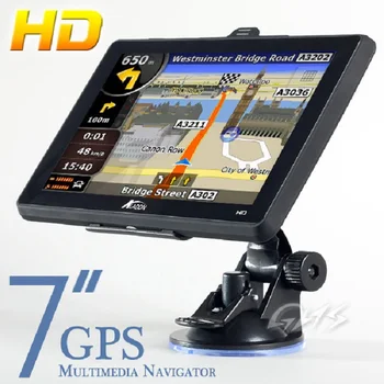 Automobilio Navigacijos GPS SAT NAV Su JK/JAV/AU/EU Žemėlapiai, 7